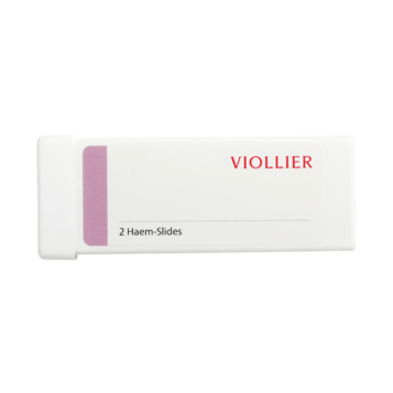 2 lames porte-objet, avec étui, lilas