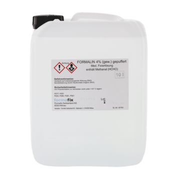 Bidon avec formaldéhyde 4 %, pH 7.4,