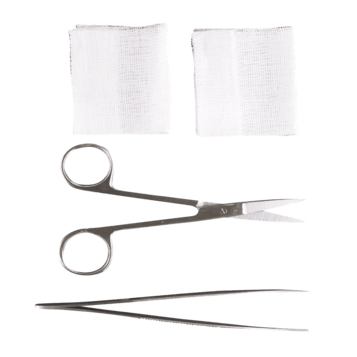 Set per la rimozione di punti di sutura con forbice