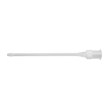 cannula bottonuta di plastica, sterile