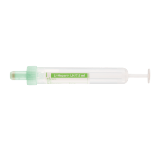 Monovette<sup>®</sup> héparine de Lithium, vert clair, sans gel de séparation