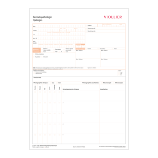 Formulaires de demande d’analyses Dermatopathologie Viollier Morges SA